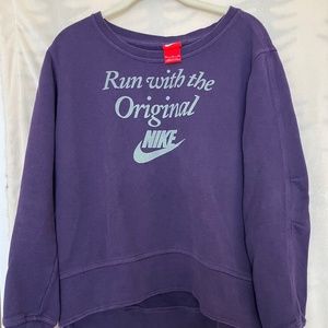 Nike Purple Sweater XL used good condition